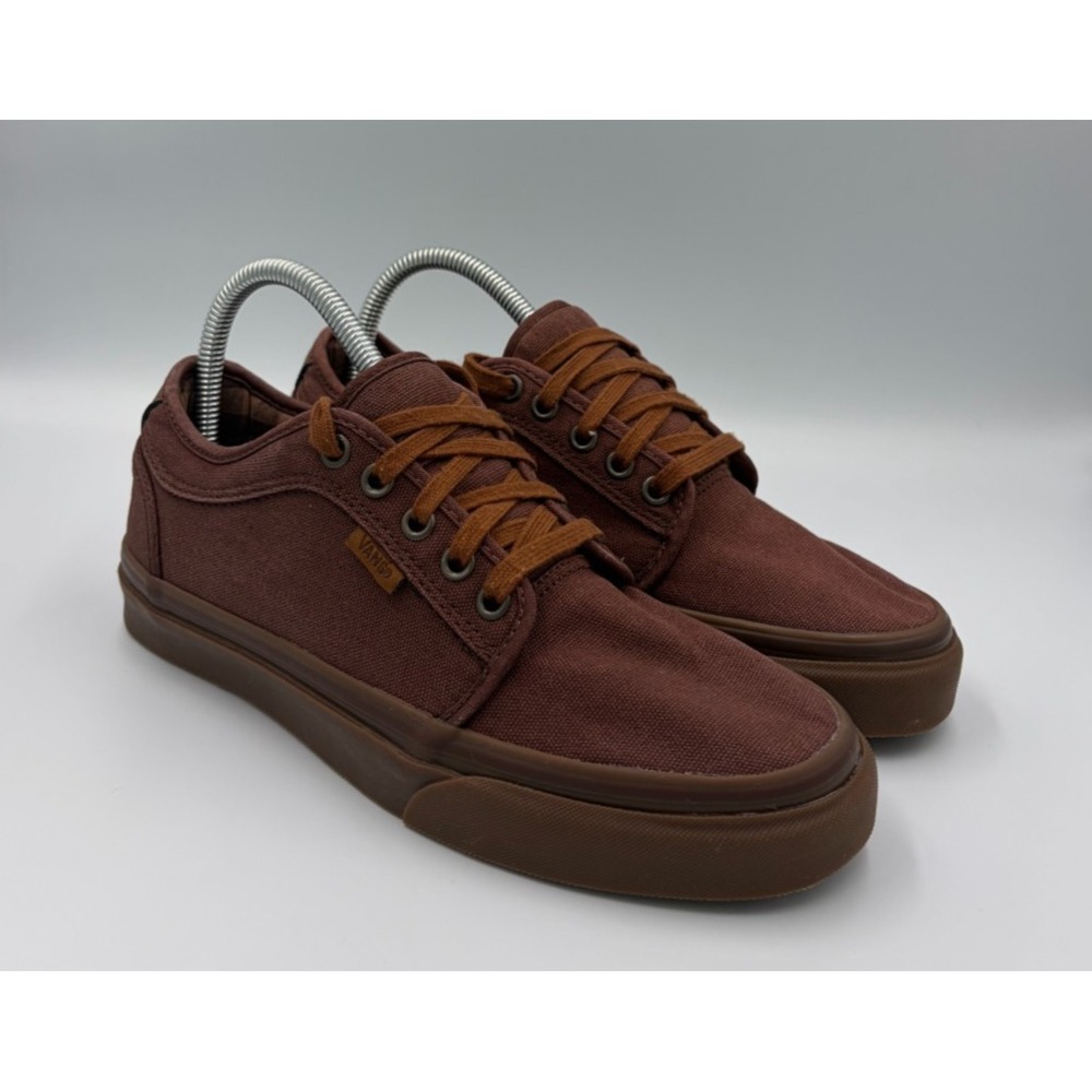 Vans Pro Skate Shoes Mens 6.5 Womens 8 Brown Gum UltraCush Canvas Sneakers